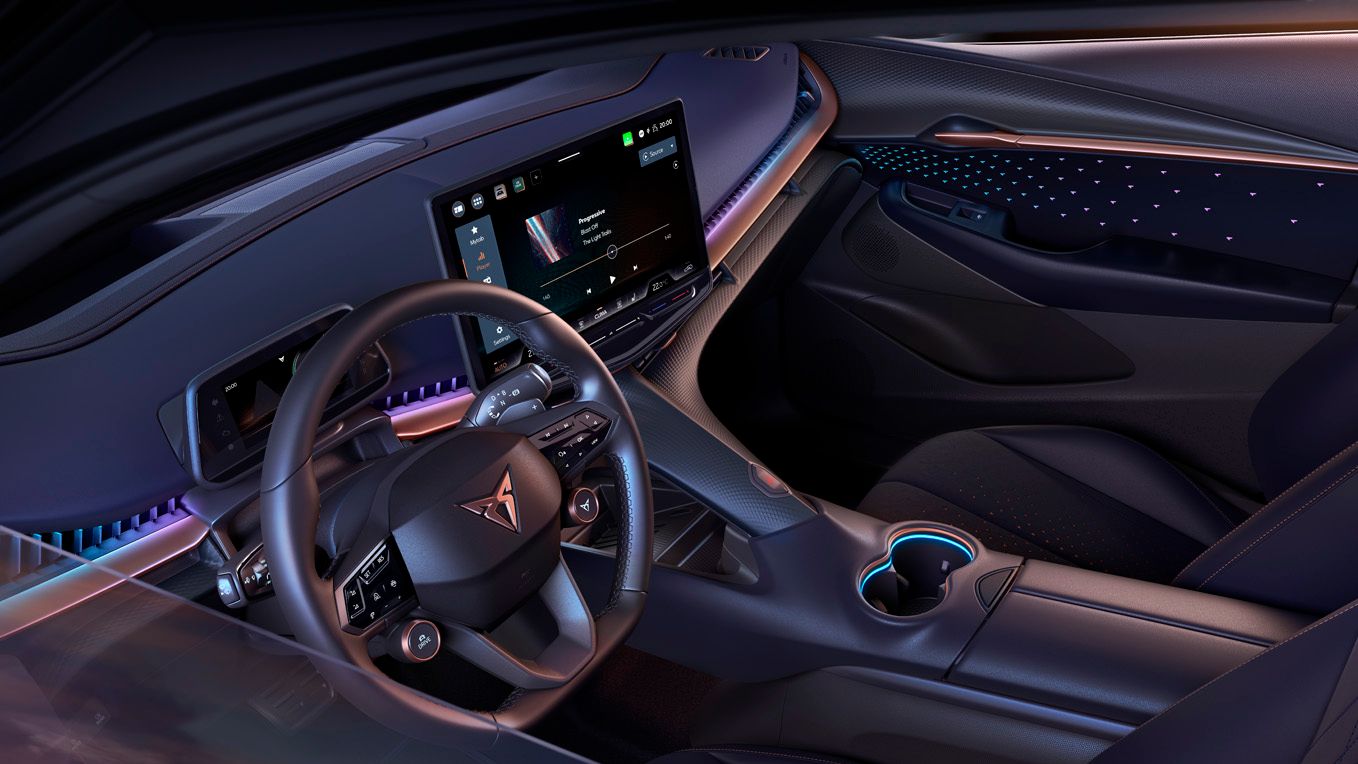 Ansicht eines CUPRA Lenkrads